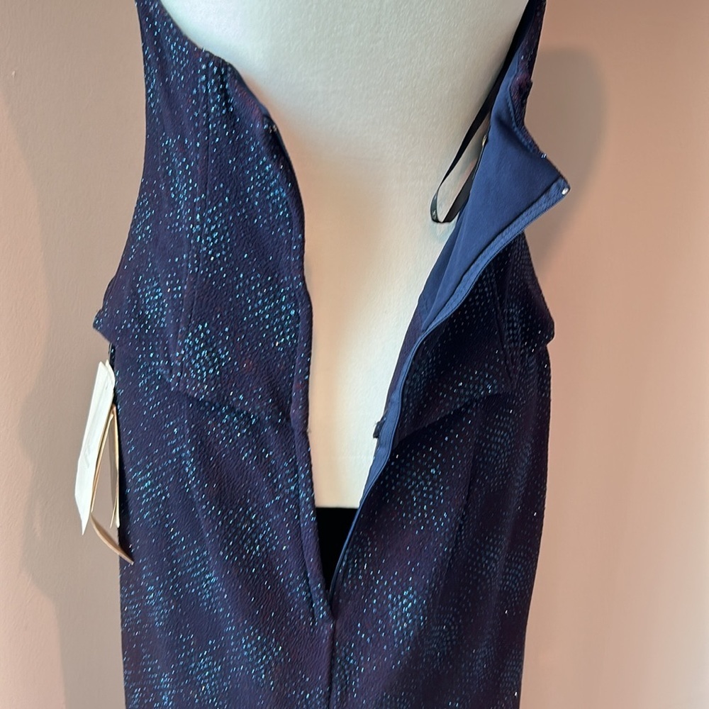 Y2K Scott McClintock halter neck sparkly evening gown Vintage 10P (modern 4-6) - Picture 10 of 16